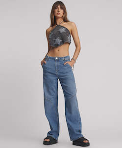 W Pants: ONE TEASPOON WESTERN WONDERS MD.W JEANS - BLUE ESTATE
