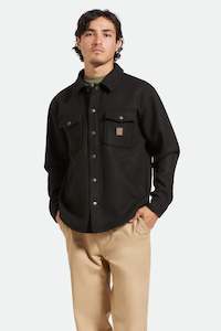 BRIXTON DURHAM FELTED STRETCH JKT - BLACK