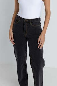 W Pants: RHYTHM BEYOND RELAXED LEG JEAN - GREY