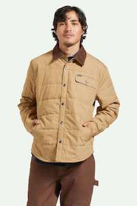 Sweatshirts Jackets: BRIXTON CASS JACKET - TIGER'S EYE