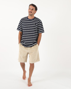 T&C NINETEES CORD SHORT - STONE