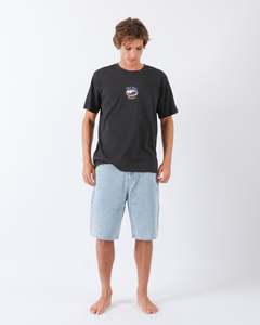 Mens: T&C THRIFT DENIM SHORT - BLEACHED BLUE