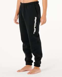 Mens: RIP CURL DOSED UP TRACKPANT - SOLID BLACK