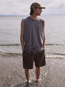 JUST ANOTHER FISHERMAN STAMP TANK - CHARCOAL