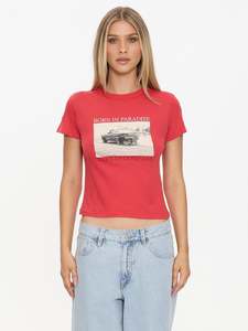 THRILLS METAL AND DUST BOY TEE - FLAME RED