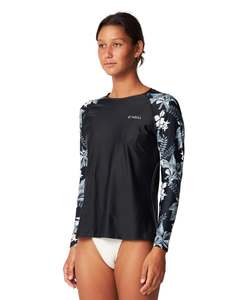 Womens: O'NEILL SALINA LS SURF TEE - WILD ORCHID MIDNIGHT