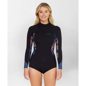 O'NEILL BAHIA BACK ZIP LONG SLEEVE MID SPRING 2MM - TROPIC TEXTA