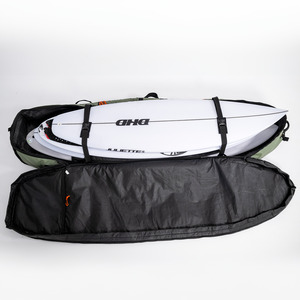 Board Bags: FCS TRAVEL 3W SHORTBOARD / FISH WHEELIE - ALPINE - 7'0"