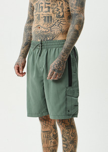 Shorts: AFENDS HOUSE RELATED CARGO SHORT 20" - SYCAMORE