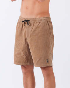 T&C WHALER CORD SHORT - SAND