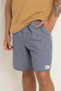 Shorts: RHYTHM STRIPE BOX JAM - NAVY