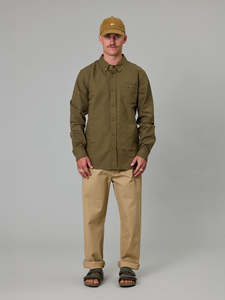 JUST ANOTHER FISHERMAN CHARTER PANTS - LIGHT TAN
