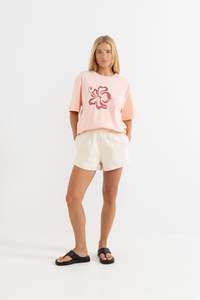 RHYTHM KAI OVERSIZED T-SHIRT - PINK