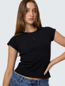 THRILLS PRIORITY CLUB TEE - BLACK