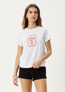 Tops: MAISIE REGULAR TEE - WHITE