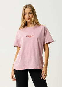 Tops: FATIGUED OVERSIZED TEE - MARRAKESH