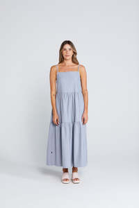 THING THING ZIGGY DRESS - ONYX GRAIN