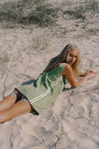 RHYTHM HANALEI MINI DRESS - GREEN