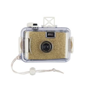 UNDERWATER CAMERA GLITTER GOLD