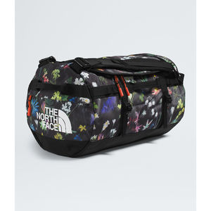 BASE CAMP DUFFEL SMALL - BLACK ALPINE FLORAL PRINT