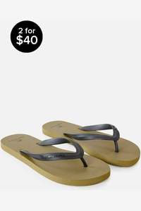 BRAND LOGO BLOOM OPEN TOE - OLIVE