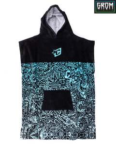 Creatures Of Leisure: CREATURES GROM CREATURES PONCHO - FLURO BLUE