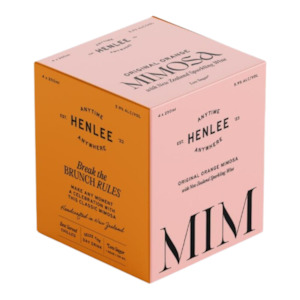 Premixes: Henlee Mimosa RTD 4 x 250ml Cans
