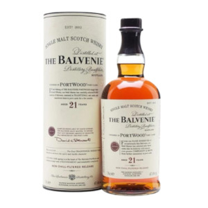 Whiskey: The Balvenie 21 YO Port Wood Scotch Whisky 700ml