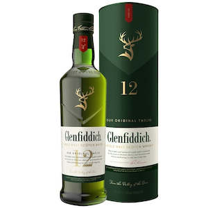 Whiskey: Glenfiddich 12 YO Single Malt Scotch Whisky 700ml