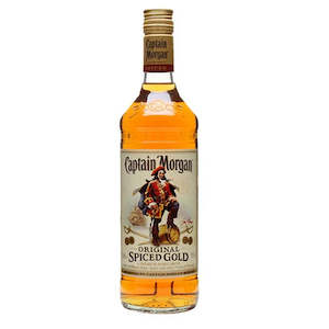 Rum: Captain Morgan Spiced Gold Rum 1 Litre