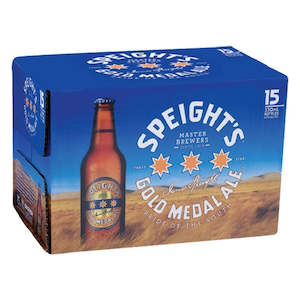 Nz Classics: Speight's Gold Medal Ale 15 x 330ml Bottles
