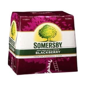 Cider 1: Somersby Blackberry Cider 12 x 330ml Bottles