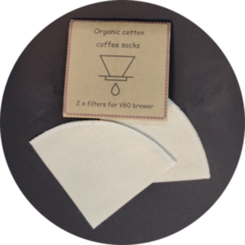 Organic cotton coffee filter – 2 pack – Mourea Coffee Company