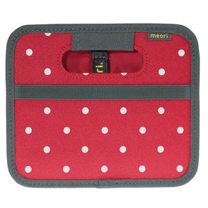 Products: MEORI foldable box MINI, Hibiscus red with white dots - Moutere Caravans