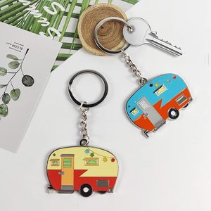 Products: Metal Key Ring Retro Caravan - Moutere Caravans