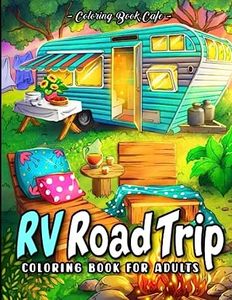 Products: RV Road Trip colouring in book - Moutere Caravans