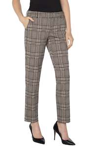 The 50 Rack: Liverpool Kelsey Pant Tan/Black Plaid