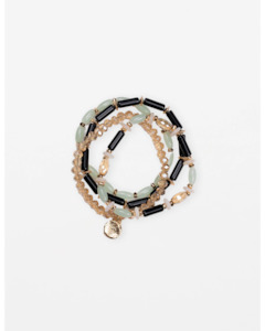 Jewellery: Stella + Gemma - Set of 4 Multi Bead Bracelets