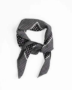 Edblad Stilen: Stilen Polka Scarf Black