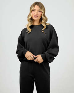 All About Eve Luxe Active Box Crew - Black