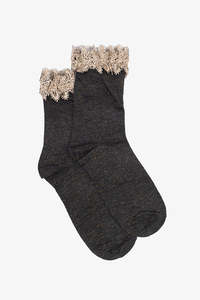 Antler Gilded Top Sock