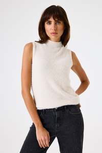 Wardrobe Capsule: Garcia Sleeveless Top - Golden Sand
