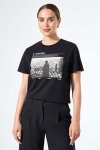 Wardrobe Capsule: Garcia L'Amore T-shirt - Black
