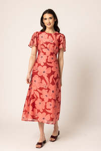 Non Sale: Seeking Lola Angel Dress - Pink Bloom