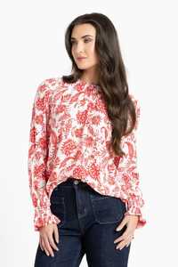 Non Sale: Leila & Luca New York Top - Ruby Pop