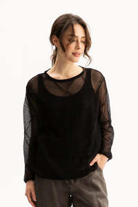 Blacklist Bronx Top - Black