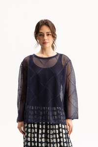 Blacklist Bronx Top - Navy