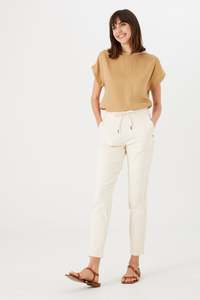 Garcia: Garcia Casual Pant _ Whitecap