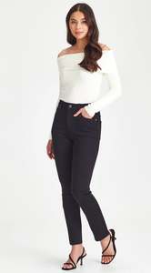 Junkfood Jeans - Peachy Push Up - Black