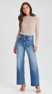 Junkfood Jeans: Junkfood Jeans Wendy - Denim Blue